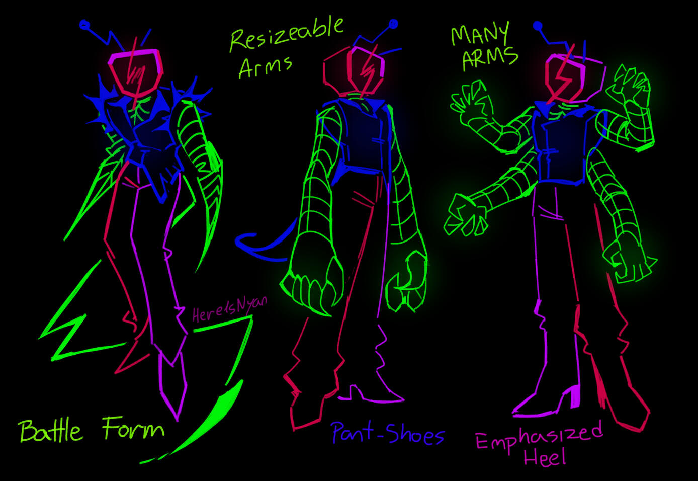 Outfit + Arm Variants